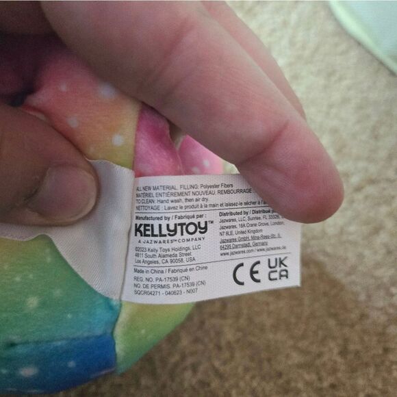 Emerald the Rainbow Seahorse Squishmallow 7.5" Plush - Picture 10 of 10